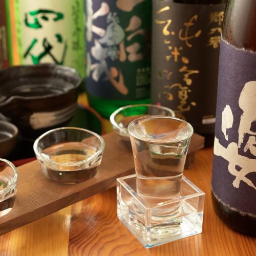 Not only sour and cocktails, but also a lot of sake and shochu are available.