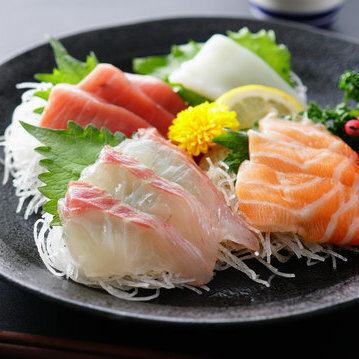 生付き2時間飲み放題★今が旬★刺身の3点盛りや肉寿司など【スタンダードコース】3200円