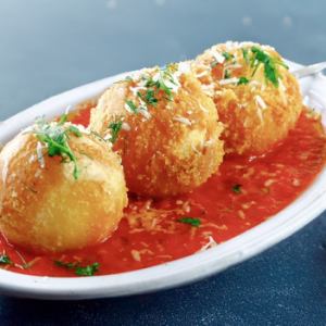 生モッツアレラチーズフリット～トマトソース添え～