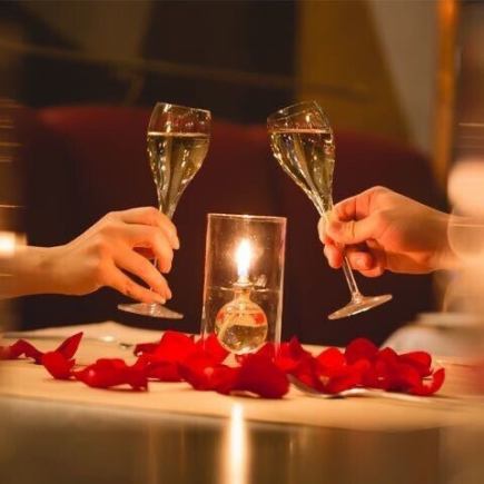 The ultimate course featuring domestic beef steak and seasonal ingredients: Premium Anniversary Course, 5,500 yen