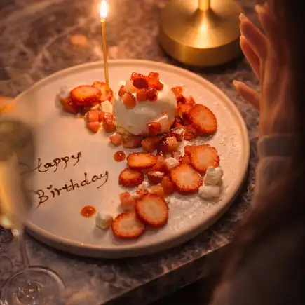 【誕生日や記念日に◎】サプライズプレート単品！≪AnniversaryPlate≫1500yen