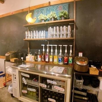 自分で作るノンストレスのセルフドリンク!料金を気にせず飲放題