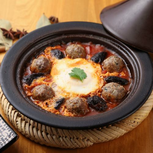 ＊ミートボールとプルーンのタジン＊