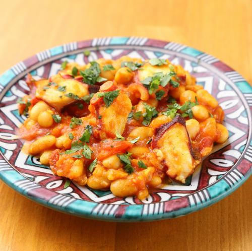 ＊タコと白いんげん豆のルビア＊