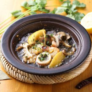 ＊魚介の塩レモンアヒージョ＊