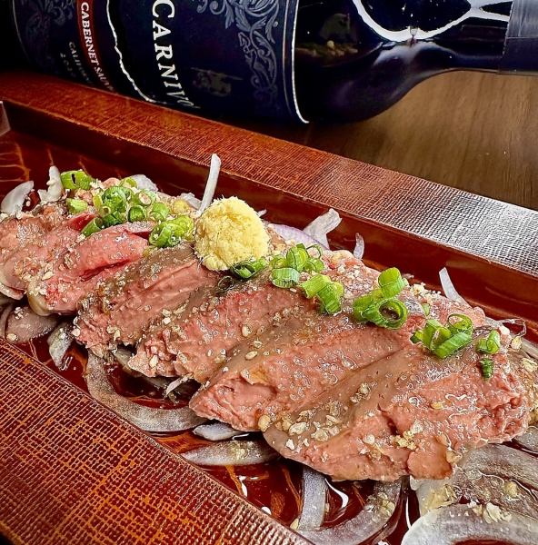 <数量限定>和製フォアグラ刺し-カボス香る極上レバー-