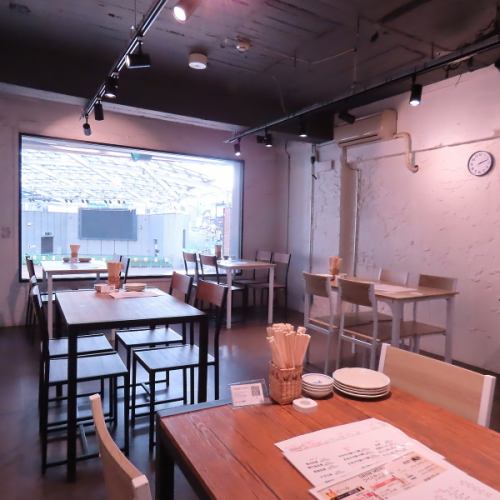 The second floor can be reserved for small groups. Enjoy your meal in a private space.