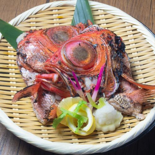 金目鯛兜焼き