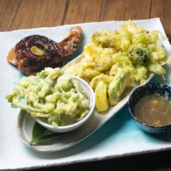 山菜天麩羅盛り合わせ