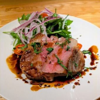 【カジュアルコース6000円(税込)】メインはお薦め！'氷温熟成豚'肩ロースのグリル 全5品