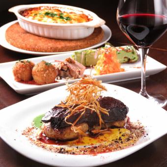 【12周年記念 フリードリンク150分！9000円(税込)】前菜6種、牛ホホ＆特選牛ロースト他