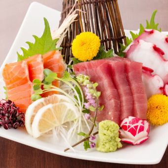 選べる席のみ予約 【２】 豪華刺身盛り合わせ無料！生ビール付き飲み放題がなんと！今だけ1500円