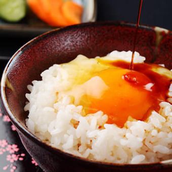 Egg-fried rice with Horyuji soy sauce