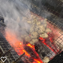 It's delicious because it's grilled over charcoal!