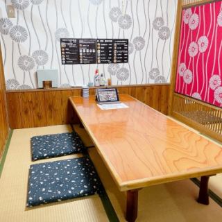 You can relax in a private room with a tatami room for 5 to 6 people.