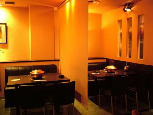 落ち着いた店内でしゃぶしゃぶ宴会！
