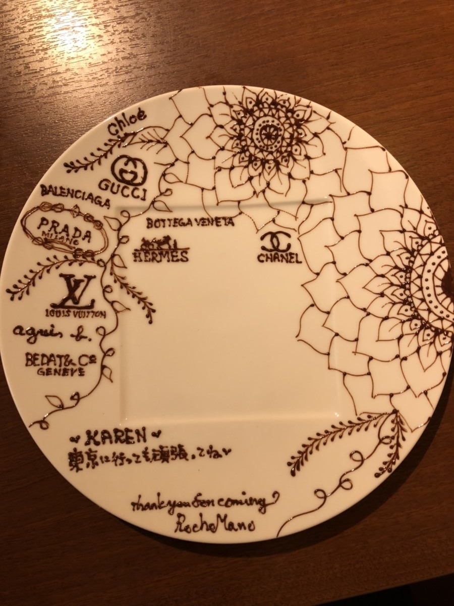 Dessert plate