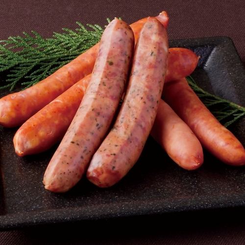 Various sausages