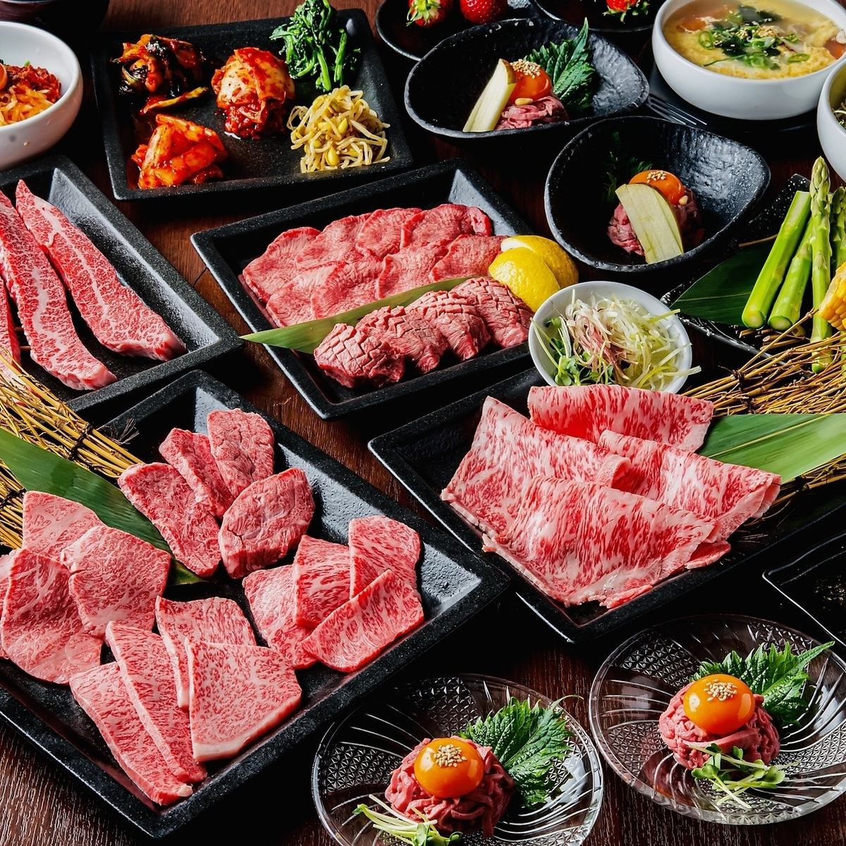 Reasonably priced Kuroge Wagyu beef yakiniku!