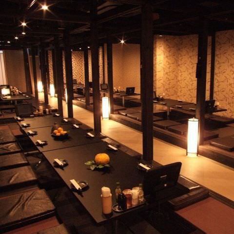 [Can also be used for banquets] There are many Japanese-style private rooms that are safe for company parties, welcome and farewell parties, and family gatherings! These private rooms can accommodate up to 80 people.