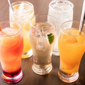 [2 hours all-you-can-drink/1500 yen♪ All-you-can-drink 80 types of drinks♪