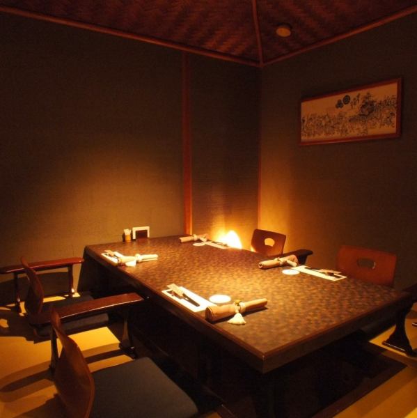 [Completely equipped with private rooms]-Nakasu, a calm adult town-A little special banquet.Excellent access with a 1-minute walk from Exit 2 of Nakasu Kawabata Subway Station.A completely private room in a stylish Japanese space where jazz flows.Atmosphere ◎ is also functional so that seats can be prepared on request!