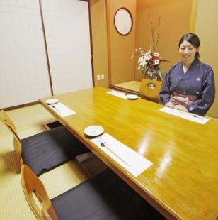 Hospitality with heartfelt hospitality by the landlady and kimono staff