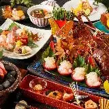 9月～10月限定　伊勢海老活造り、刺し盛り4種、黒毛和牛陶板焼き等・結納・顔合わせ「寿」コース