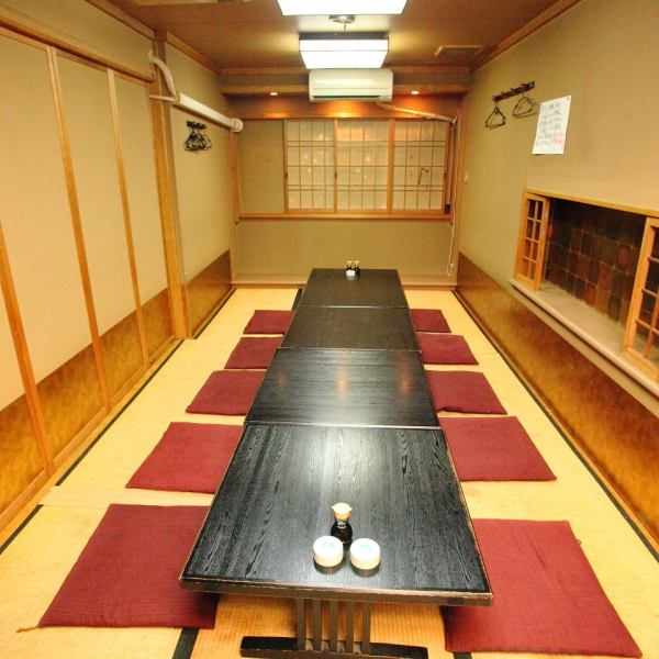 Up to 40 seats are available for tatami mat seats, so it is also possible to accommodate official banquets such as welcome and farewell parties and end-of-year party! There is also a balance with the use of private rooms, so the earlier the reservation, the better if you have a large number of people! It will also be like a charter, so please contact us!