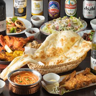 Masala Special Course (2 hours all-you-can-drink included) 4,500 yen (tax included)