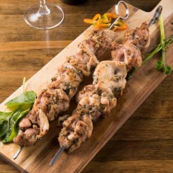 （3）【2時間飲み放題付】ローズマリーチキンBBQコース【4000円→3000円】金土祝前NG