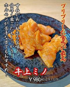 牛上ミノ