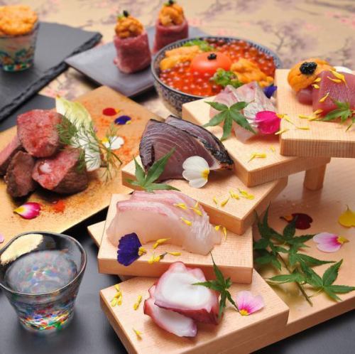 鮮魚とお肉を贅沢に堪能