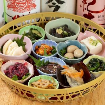 お席のみご予約【赤字覚悟!】定番のお通し食べ放題が550円!