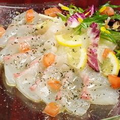 鮮魚のカルパッチョ