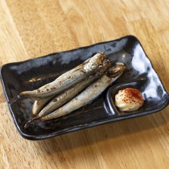ししゃも炙り焼き