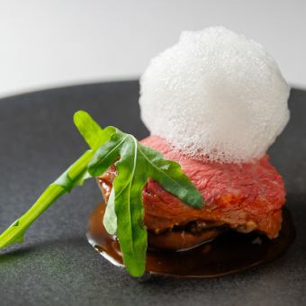 ディナー【ムニュ ドール】キャビア・鮑・トリュフ・神戸ビーフ　高級食材と味わう至福のコース