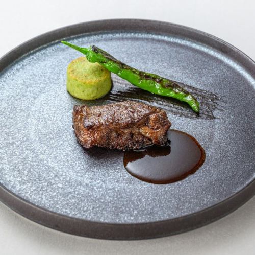 [Petit H] Hyogo's Bounty: Main course features Hyogo Prefecture-produced Kuroge Wagyu beef, 3 appetizers, double main course + dessert (6 courses in total)