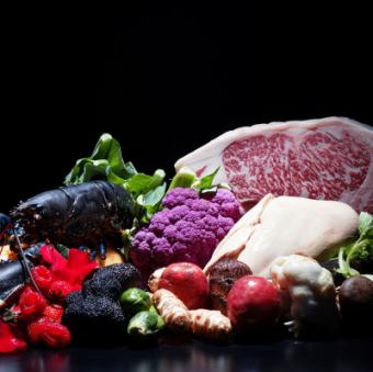 【ムニュ ドール】キャビア・鮑・トリュフ・神戸ビーフなど高級食材と味わう至福のコース(全6品)