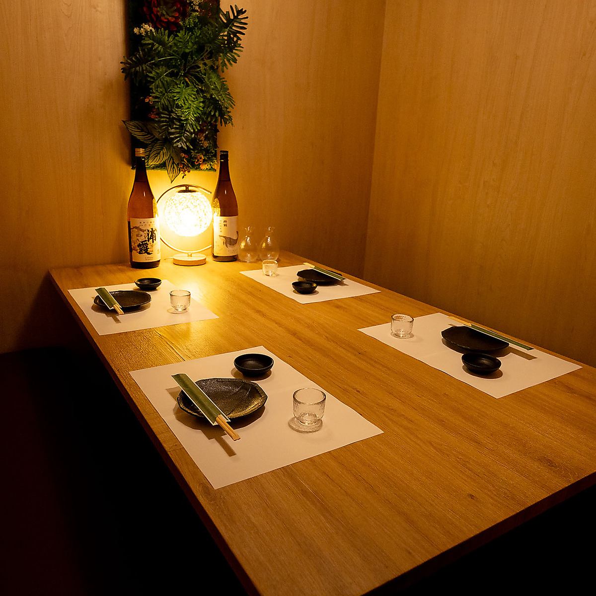 落ち着いた雰囲気で全室個室は魅力的★