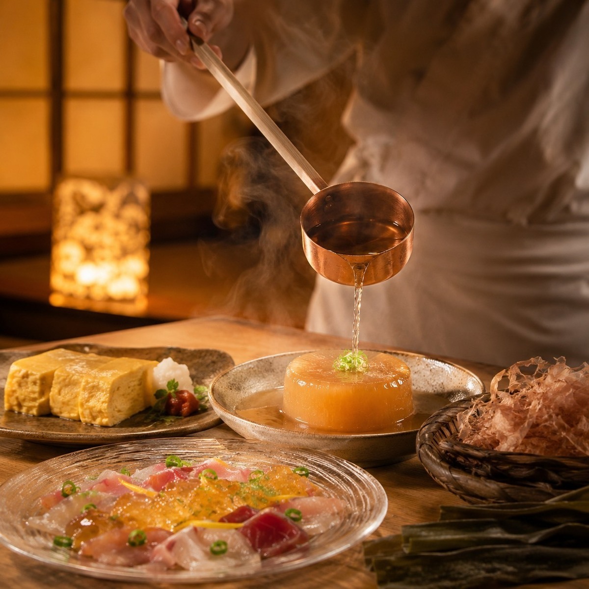 カジュアル×本格派　ネオ居酒屋で楽しむ京出汁創作モダン和食。