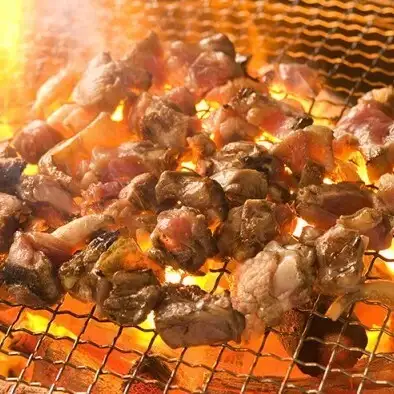 名物！地鶏の炭火黒焼