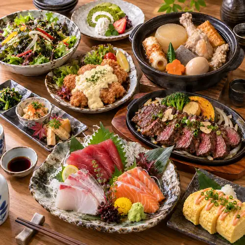 【全席個室×3H飲み放題】宴会コース3,500円～