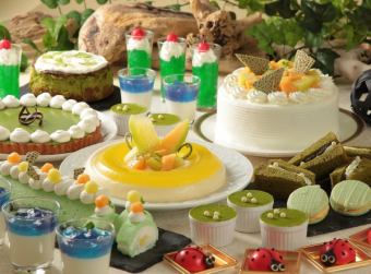 土日祝日限定!★ランチ&スイーツブッフェ 抹茶&メロンフェア