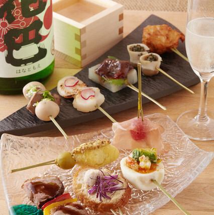 ワンドリンク+地鶏のタタキ等3品昼呑み:1000円/単品飲放1100円～