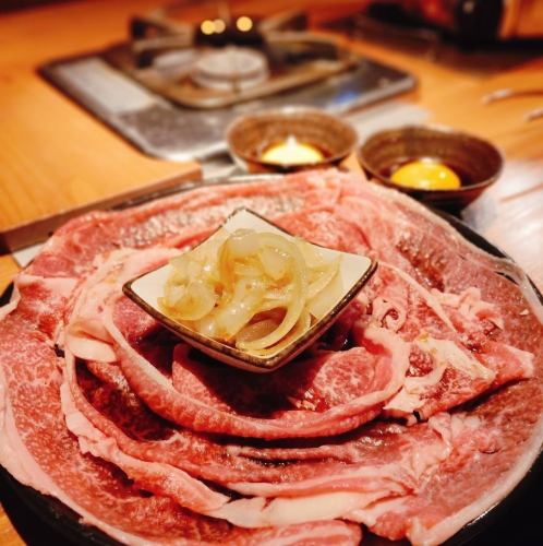 和牛の焼きしゃぶ