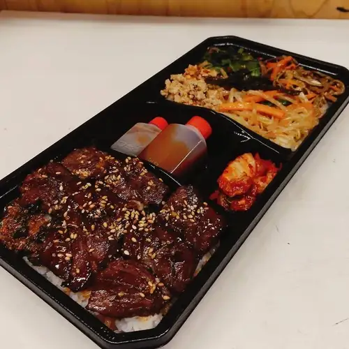ハラミ＆ビビンバ弁当