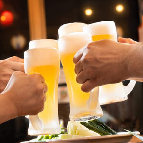 超值暢飲生啤酒!