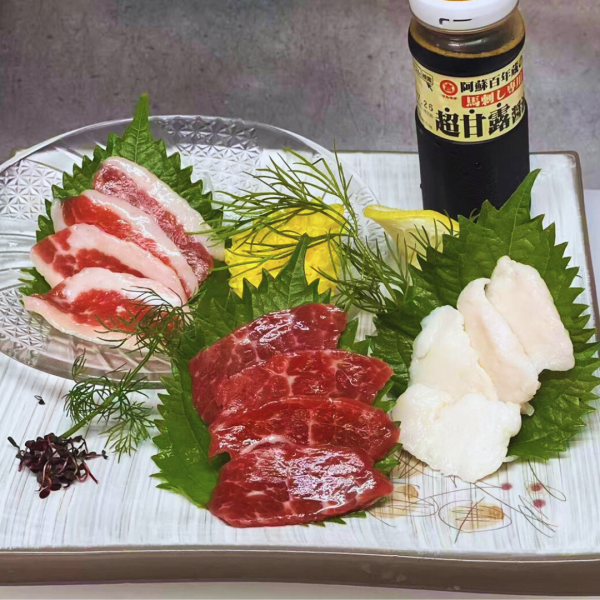 馬刺し3種盛り合わせ