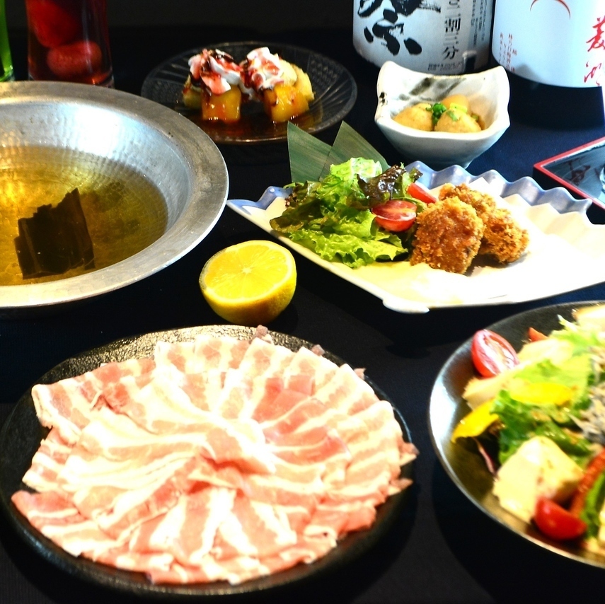豚肉食べ放題、飲み放題